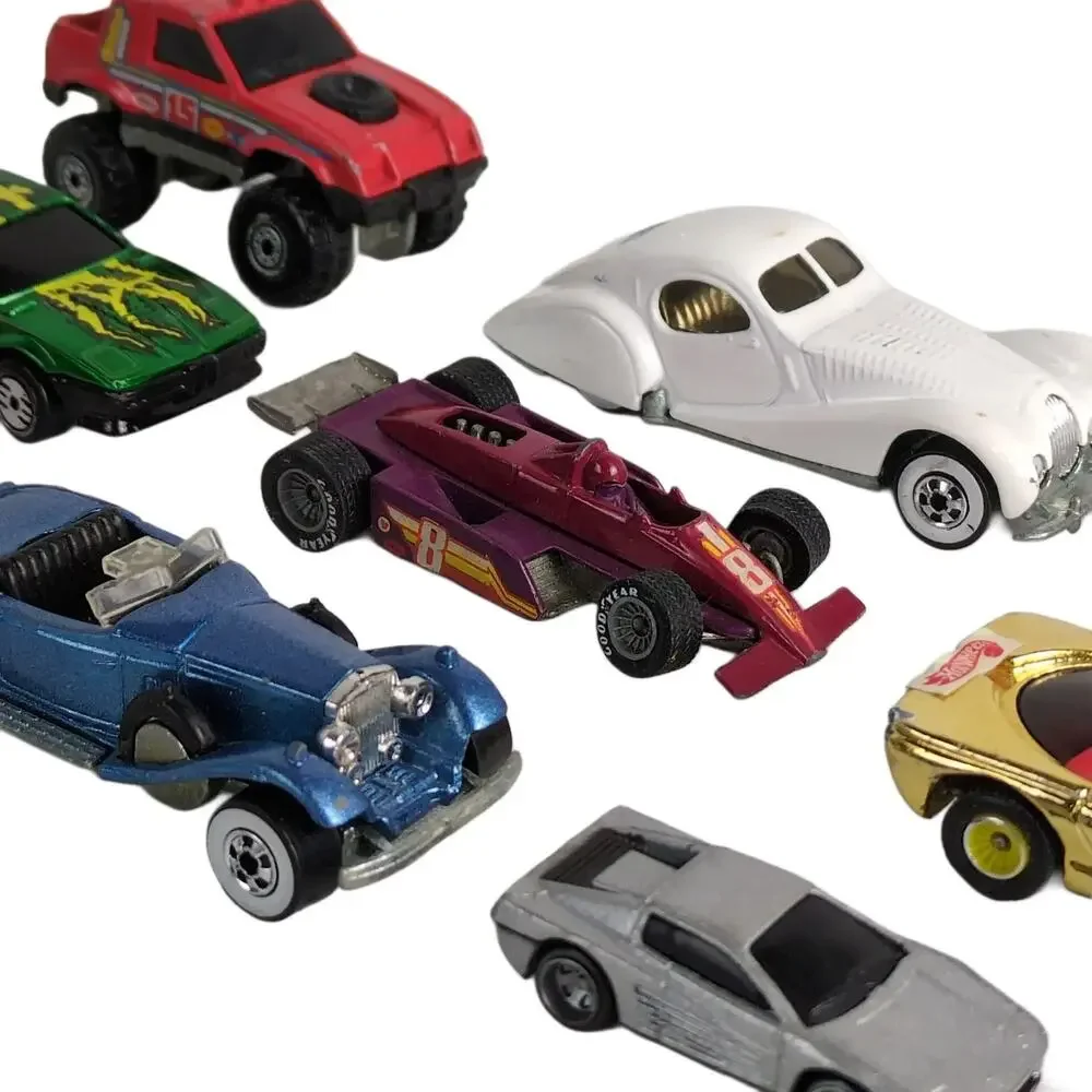 Set 9 Vintage‎ 1980s Hot Wheels DieCast Cars Rolls Royce Baja Bug Micro Mini+